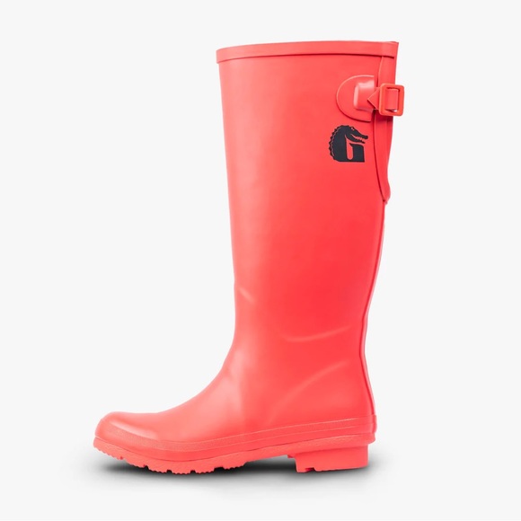 New! Women’s Gator Waders Rain Boots in Red - Picture 5 of 7